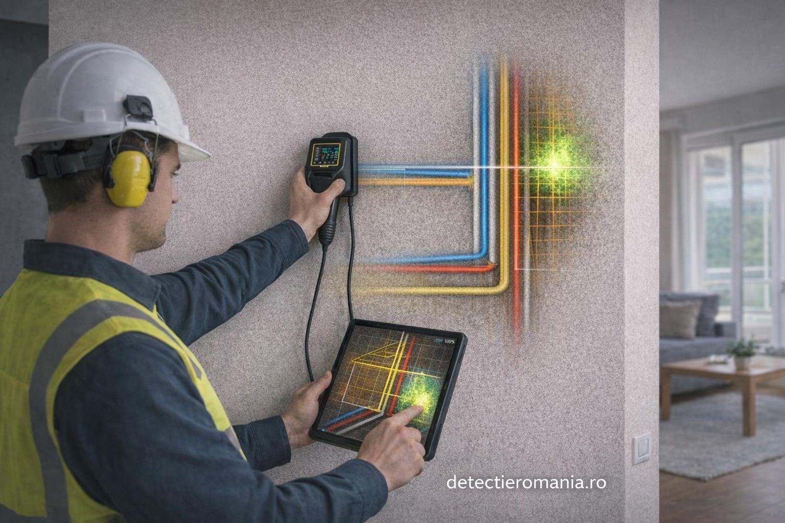 Scanare instalații și armături ascunse