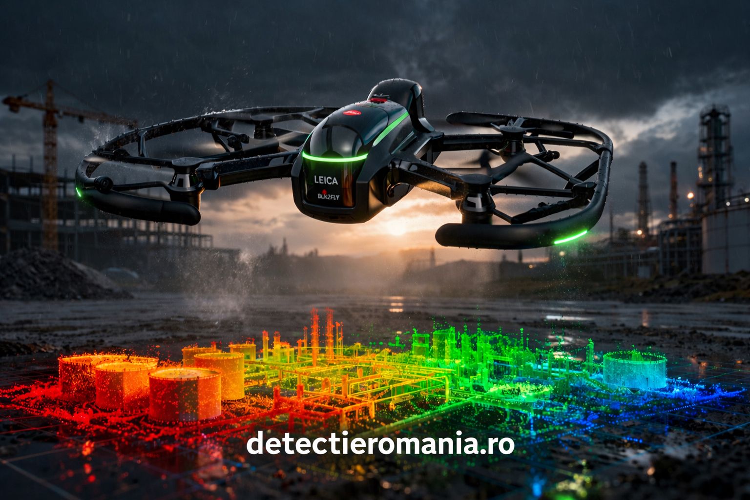 Cartografiere 3D LiDAR cu drone autonome