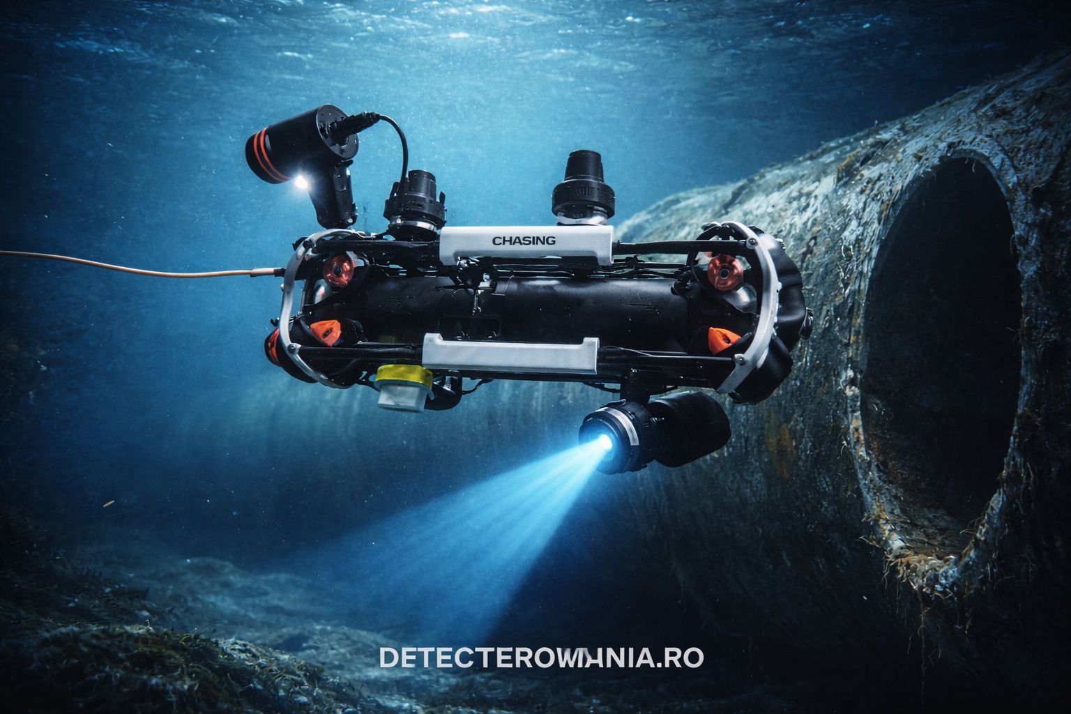 Inspecții subacvatice cu drone ROV