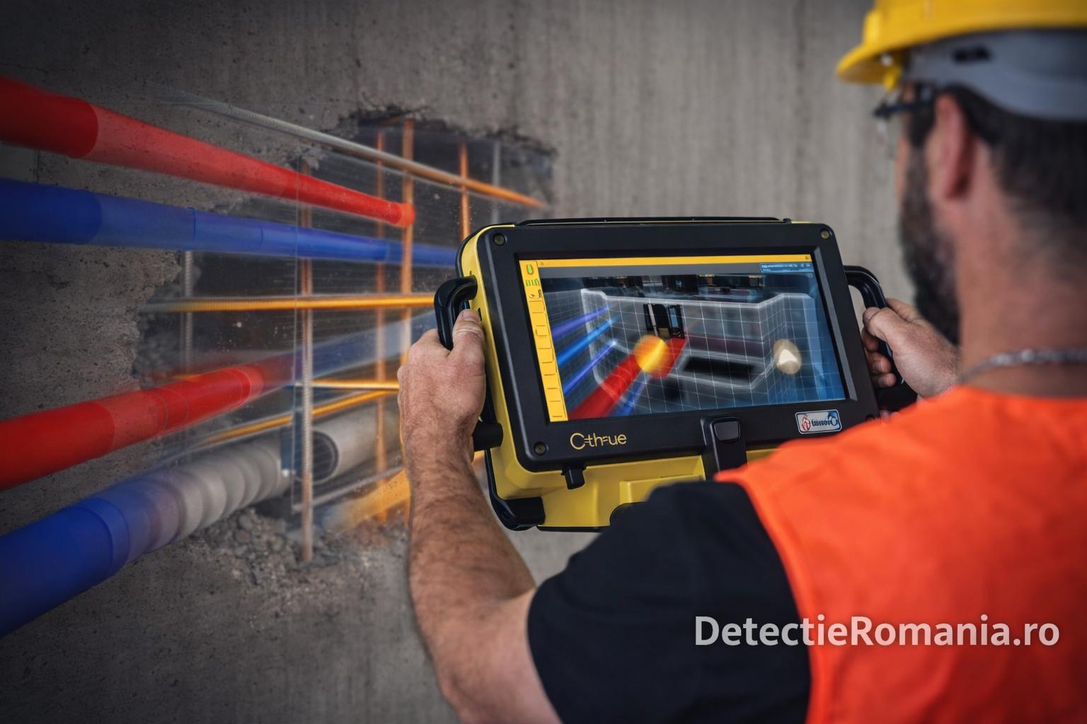Scanare armături și structuri din beton