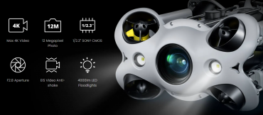 Dronă Subacvatică Profesională – 100 m Adâncime | ROV Compact și Modular