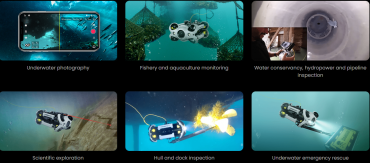 Dronă Subacvatică Profesională – 100 m Adâncime | ROV Compact și Modular
