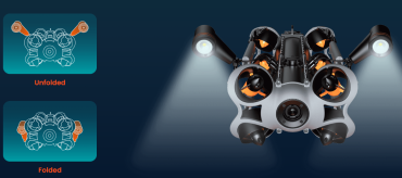 Dronă Subacvatică Profesională – 200 m Adâncime | ROV Industrial Modular