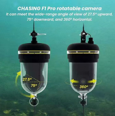 Dronă subacvatică profesională Full HD 1080P + GPS, autonomie 6h, ideal pescuit și explorare