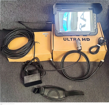 NOU!!! Cameră video subacvatică profesională 5MP pentru inspecții (conducte, țevi, puțuri)