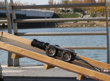 Robot Profesional Inspectie Conducte CCTV 150 m + Raport Panta, Limba Română