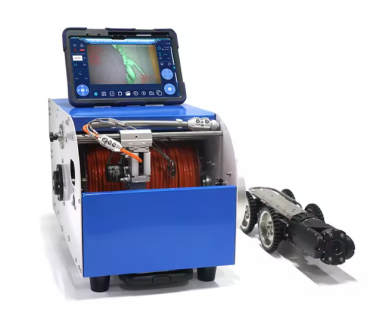 Robot Profesional Inspectie Conducte CCTV 150 m + Raport Panta, Limba Română