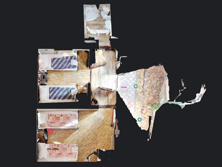 Scanare 3D spatii interioare